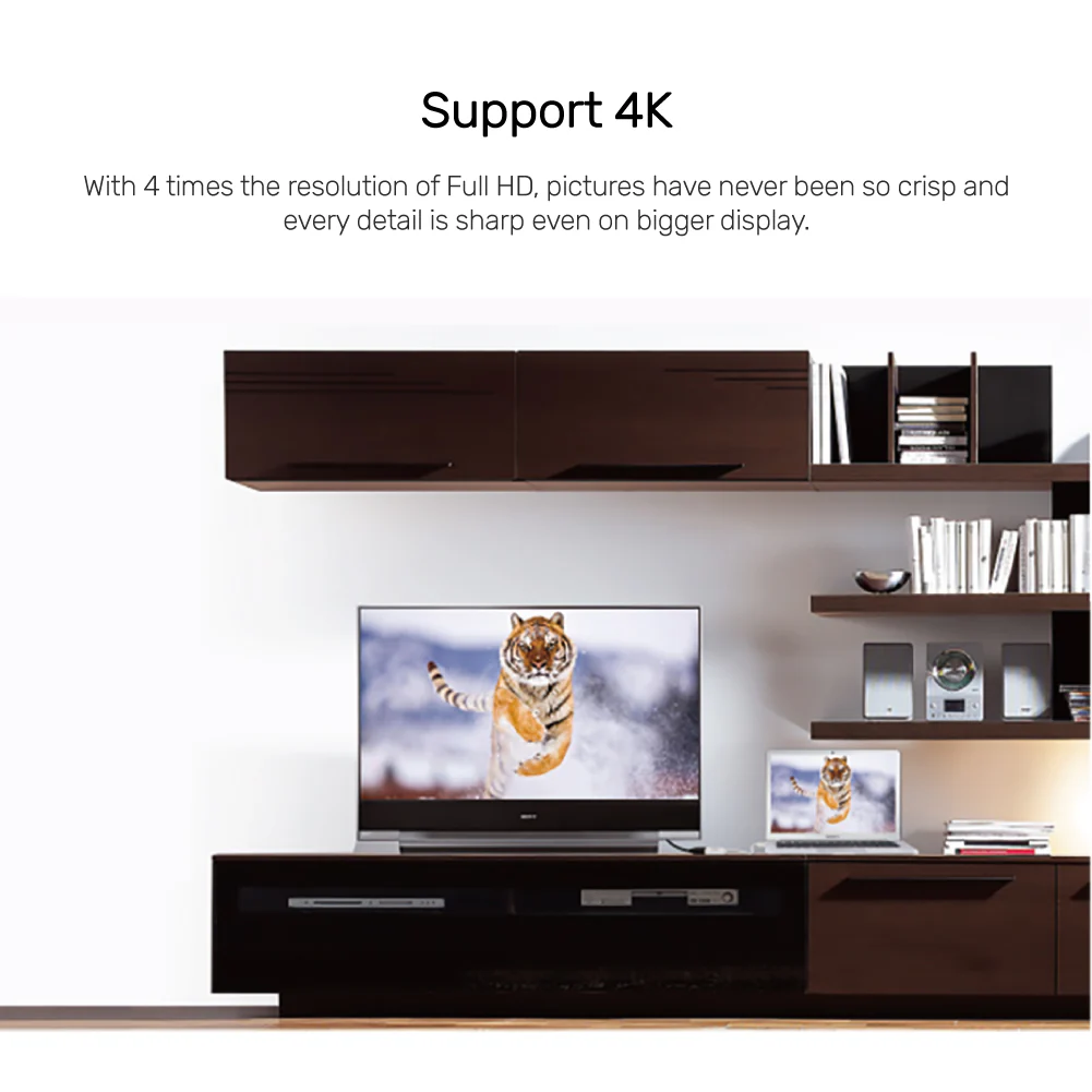 Unitek MiniDP to HDMI 1.4 4K/30Hz 20Cm Dönüştürücü Kablo Y-6331