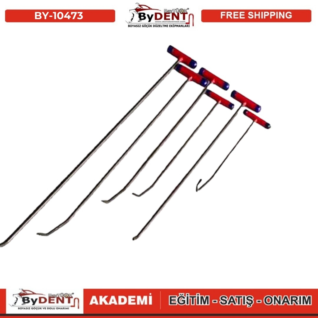 pdr, tools, göçük, düzeltme, kuşak arası, boyasız göçük, boyasız göçük düzeltme, pdr tools, otomalzemeal, bydent, göçük düzeltme ekipmanı,