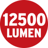Profesyonel Çok Pilli LED Hibrit Baustrahler 10050 MH, 12500lm, IP55