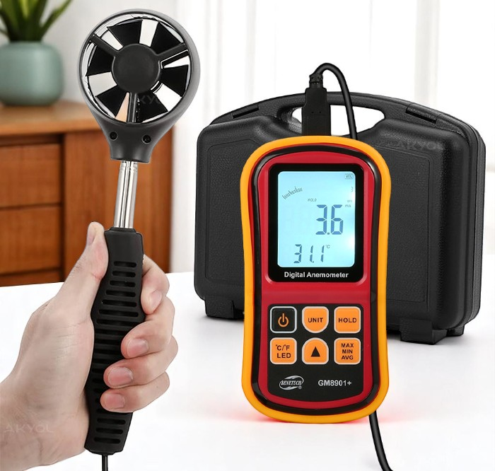 Benetech GM8901 rüzgar hızı ölçer