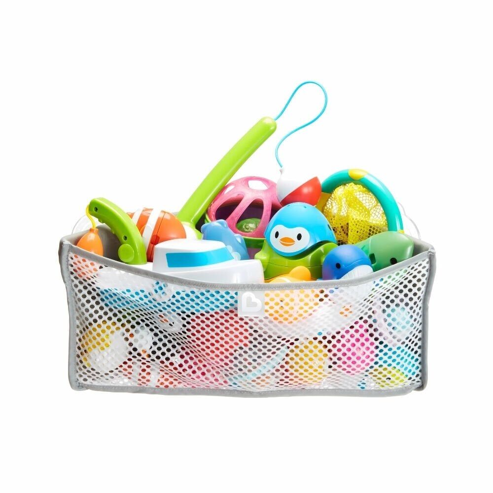 Munchkin Köşeli Banyo Oyuncak Organizatörü | Hızlı Kurur | Yapışkan Yüzey, Kurulum Gerektirmez görsel
