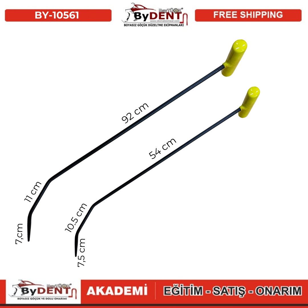 pdr, tools, göçük, düzeltme, kuşak arası, boyasız göçük, boyasız göçük düzeltme, pdr tools, otomalzemeal, bydent, göçük düzeltme ekipmanı,