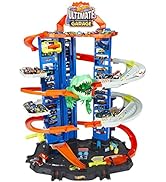 Hot Wheels Robotik T-Rex Ultimate Garaj, 100'den Fazla Aracı Kolayca Saklayabilir, GJL14 (+3 Yaş )