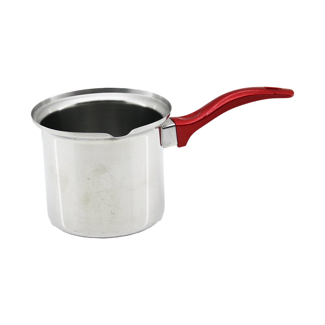 ANKAVERSE® NO-6 ÇELİK CEZVE KIRMIZI KULP (5286)