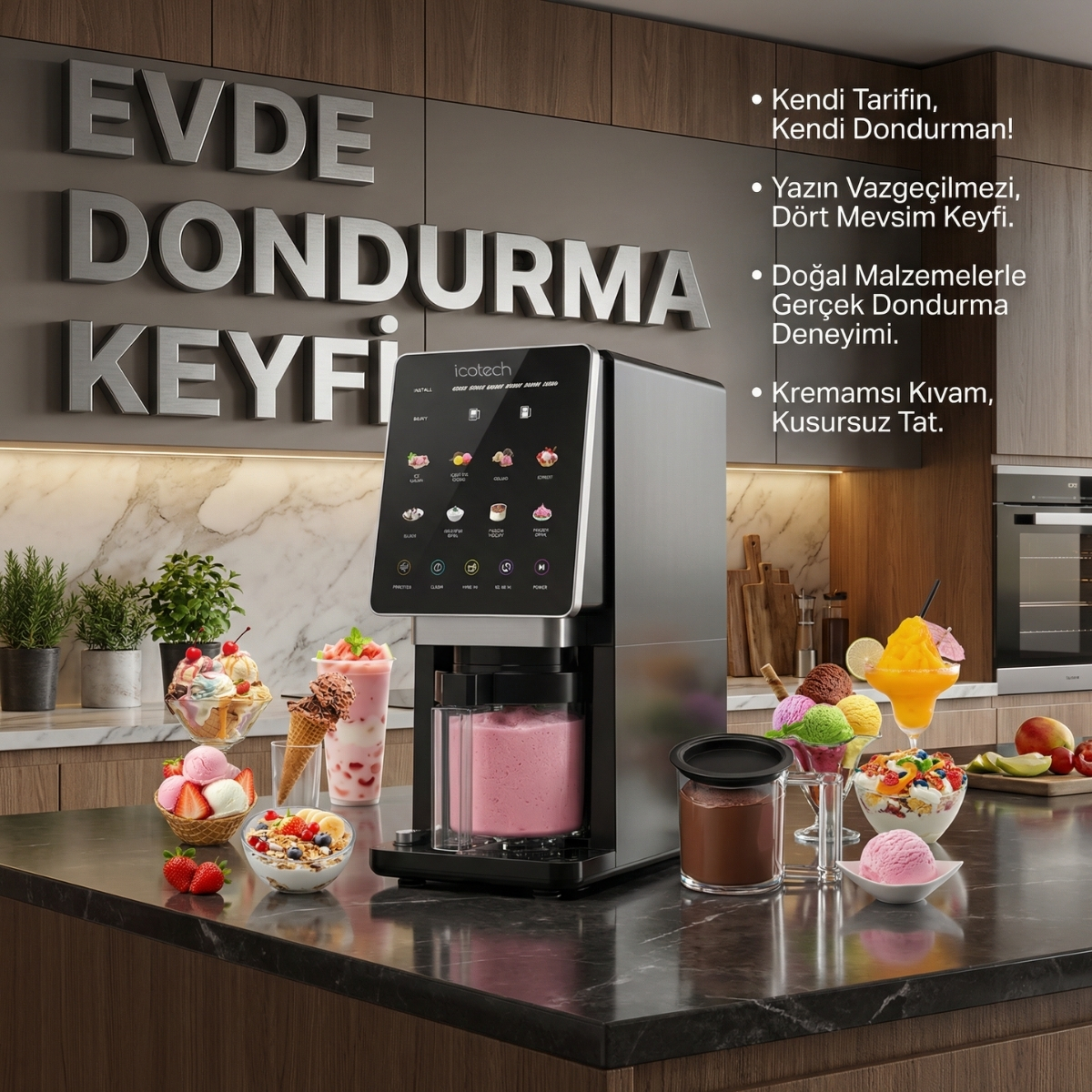 Icotech CM90 Dondurma Makinesi Ürününü İncele - Bilgi Al ve Sipariş Ver