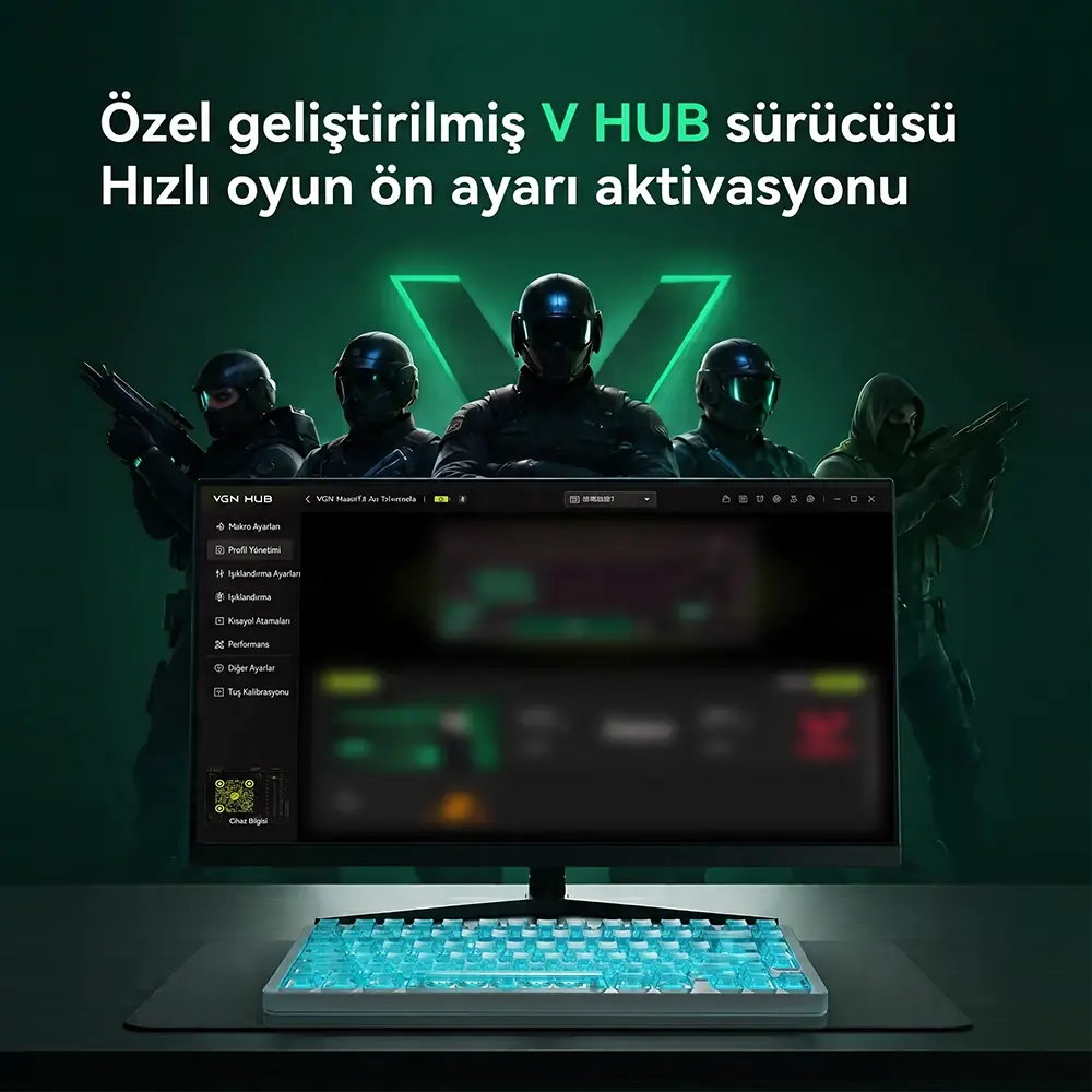 VGN Neon 75 Air HE VHUB Çift Platformlu Sürücü