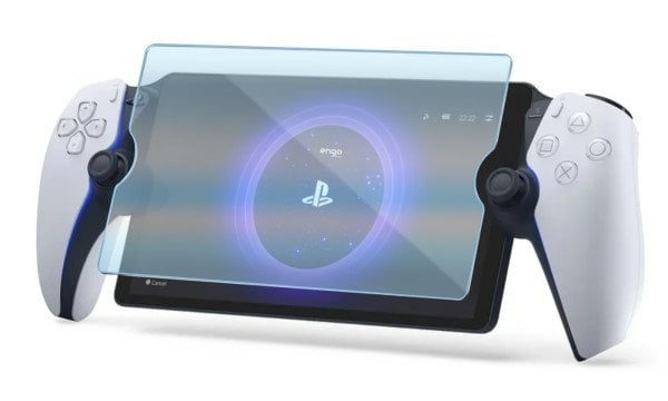 Engo Sony PlayStation Portal 8 inç Ekran Koruyucu Oyun Konsolu Şeffaf Nano