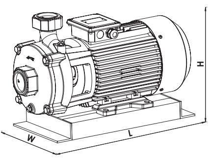 smk220 santrifüj pompa boyut