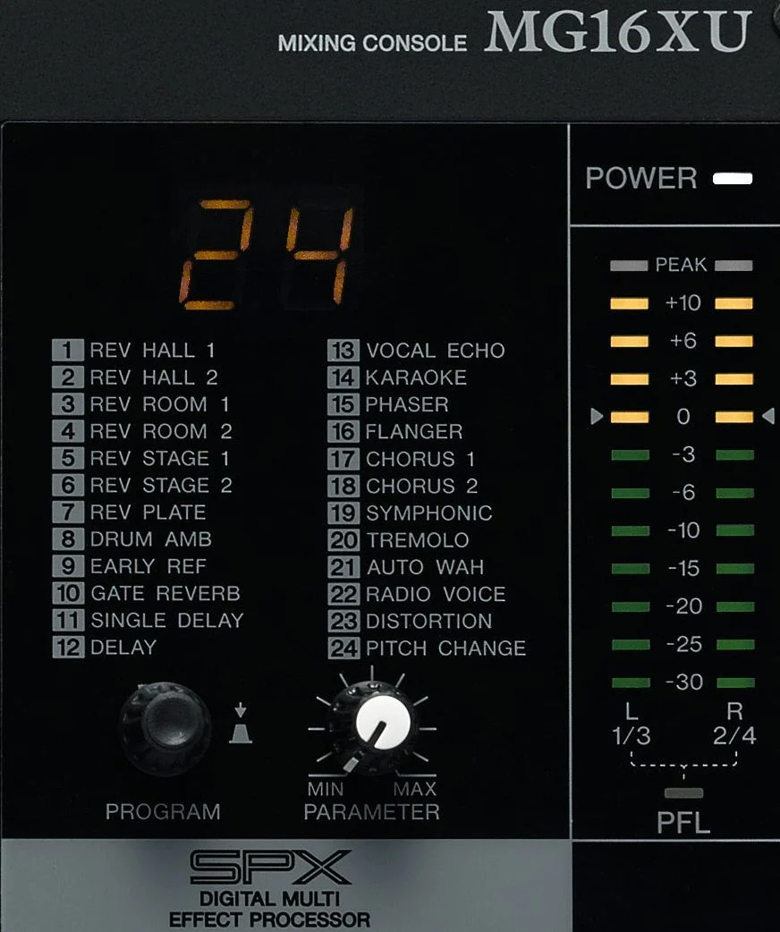 Yamaha MG16XU Ön Görünüm