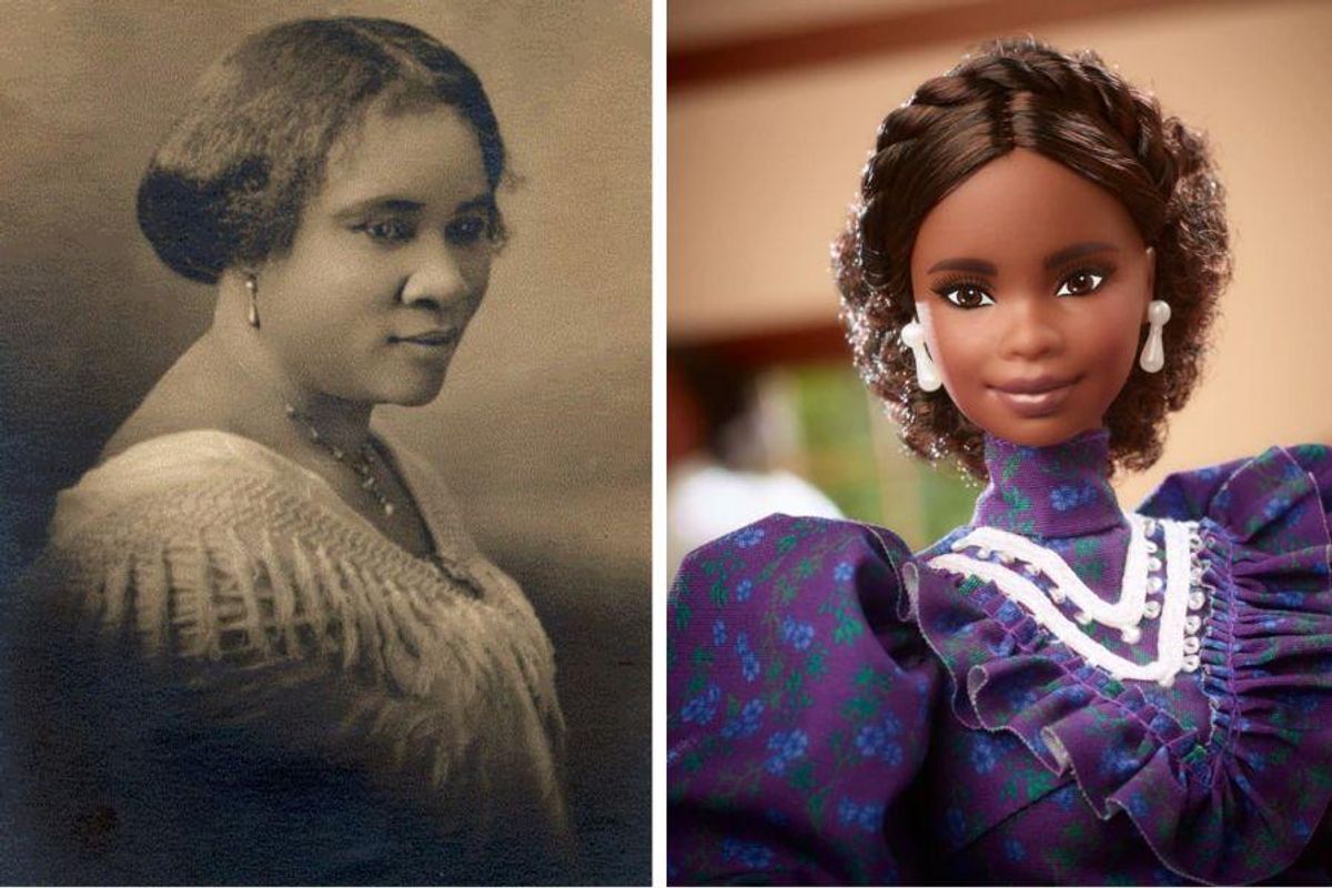 First female self-made millionaire Madam C.J. Walker gets Barbie - Upworthy