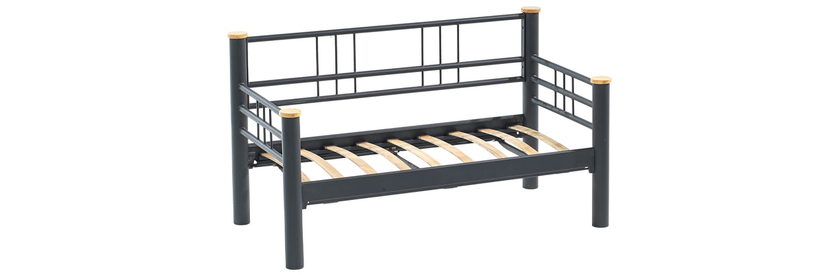 Kappis Dk Metal Sofa Sedir 70x140 Siyah-Antrasit