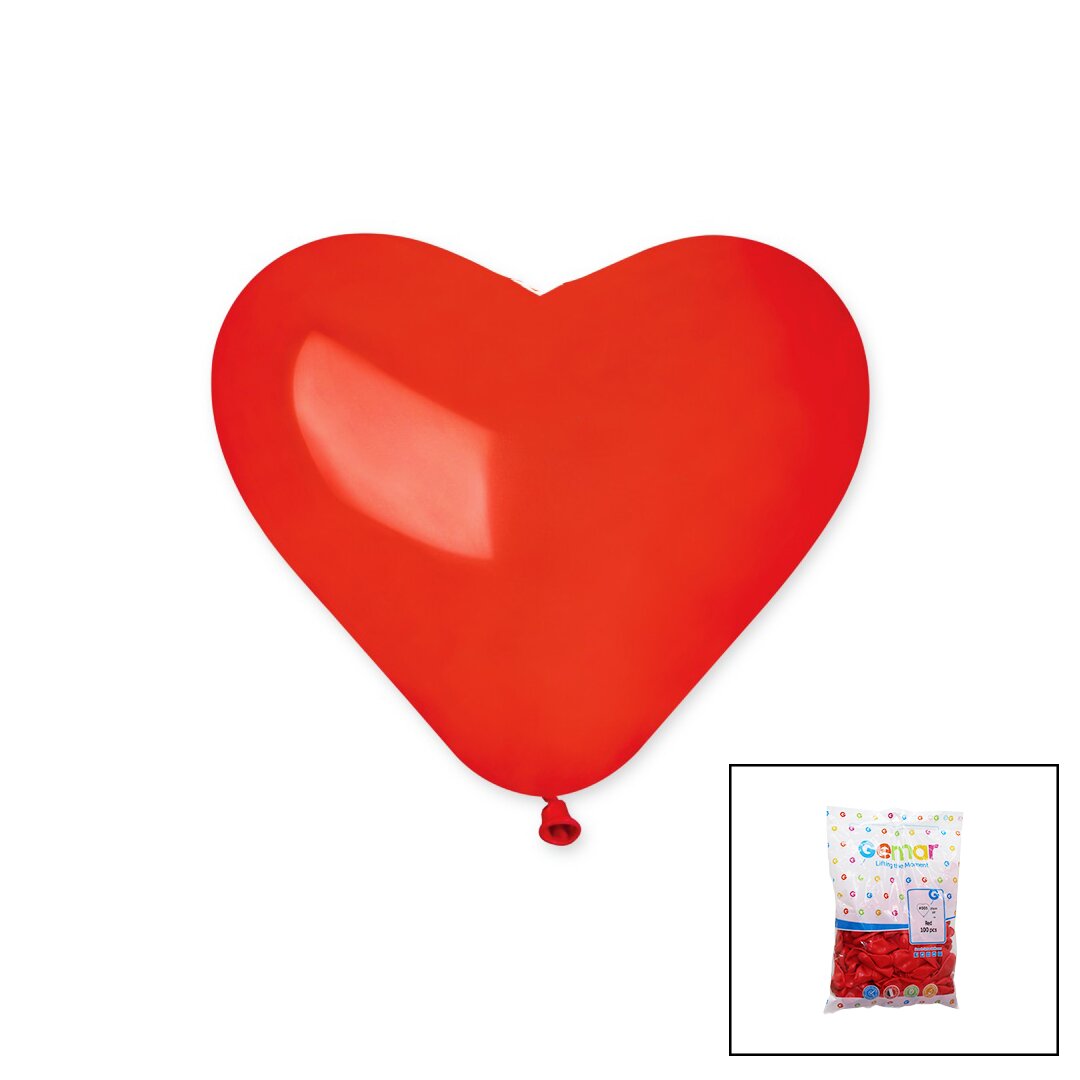 Kırmızı Kalp Balon