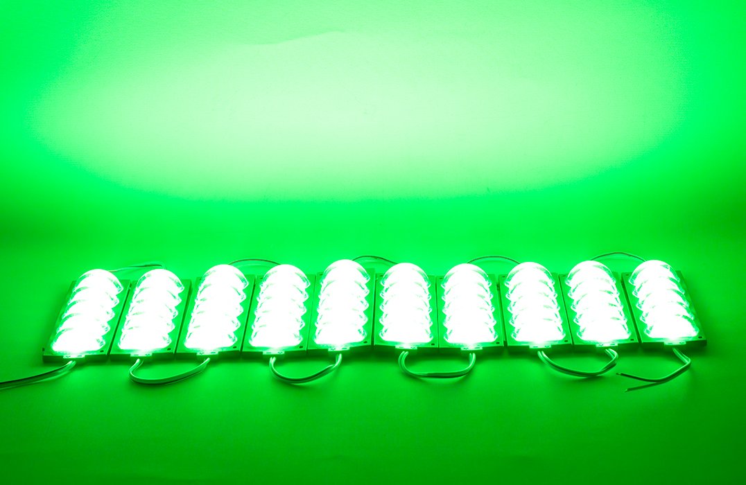 Powermaster 12 Volt 4 Watt Yeşil 3030 10 X 53.8 Mm IP65 260 – 280 Lümen 180 Derece Modül Led