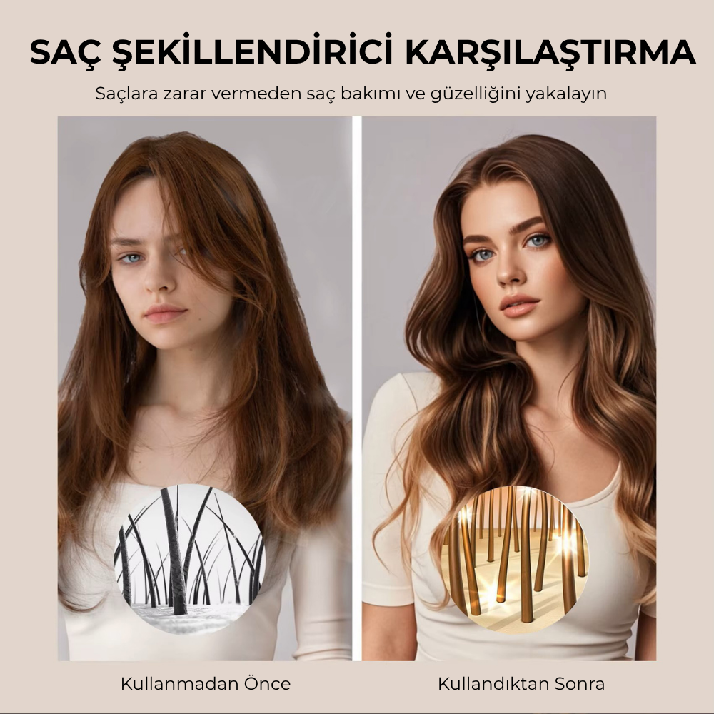 Icotech HS60 7 in 1 Airwrap Multi Styler Saç Şekillendirici (Mavi)