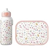 Mepal 107410165243 Campus mola seti – Flowers &amp; butterflies – İçecek şişesi ve beslenme kutusu Bento ile...