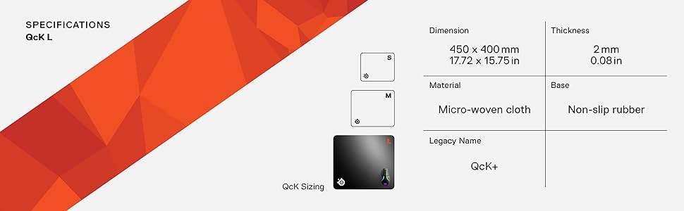 steelseries qck mousepad
