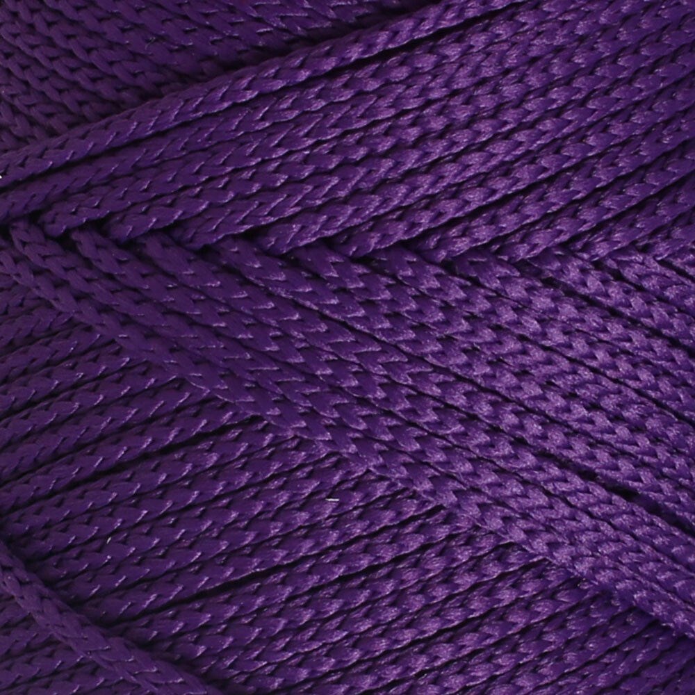 ANKAVERSE Polyester Soft Makrome Koyu Mor El Örgü İpi detay görünüm