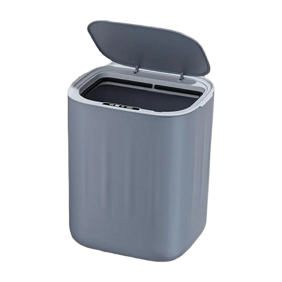 Greentech Sensörlü Akıllı Çöp Kovası 28 L, Gri (GT-SC07-T)