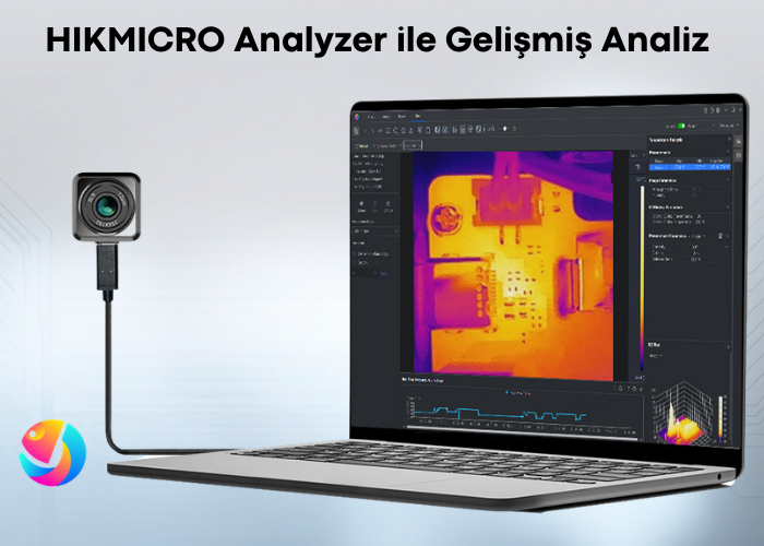  HIKMICRO Mini2Plus V2 iOS ve Android Uyumlu Mobil Termal Kamera Yazılımı