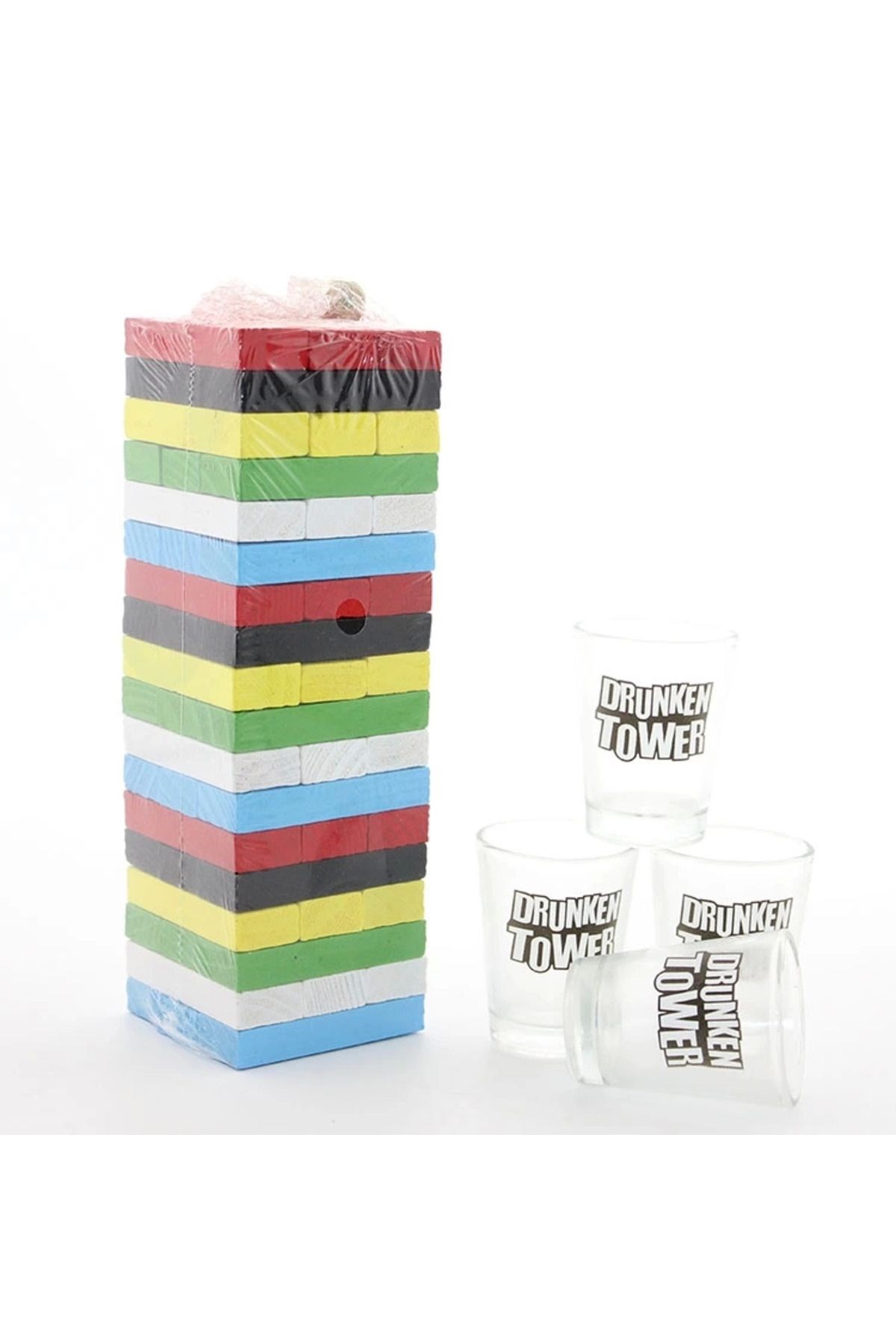 Jenga Shot Bardak Oyunu