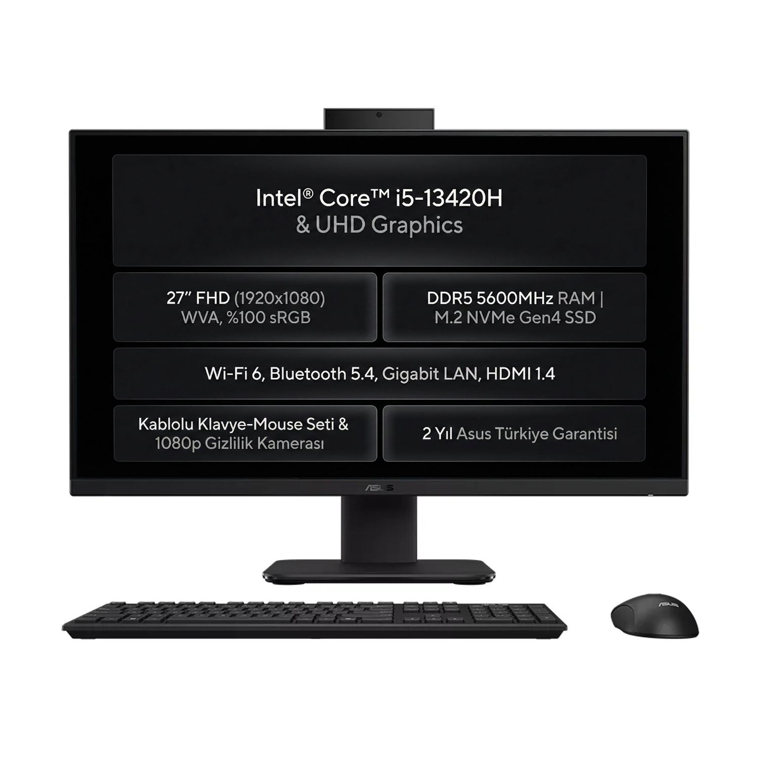 ASUS V470 AiO Siyah