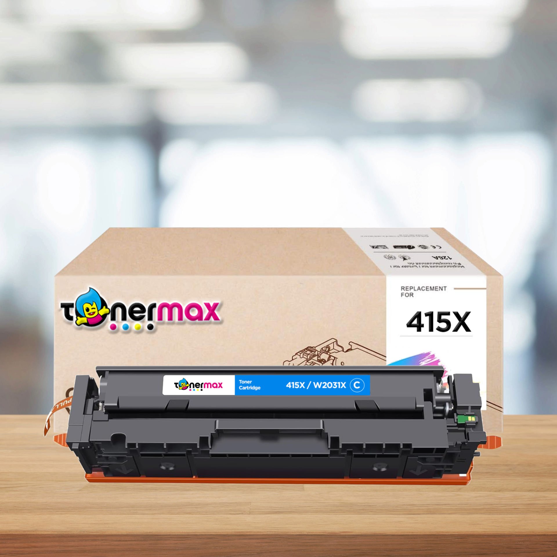 HP 415X Muadil Toner Mavi