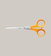 Fiskars kağıt makası, toplam uzunluk: 17 cm, kaliteli çelik/plastik, klasik, 1000816