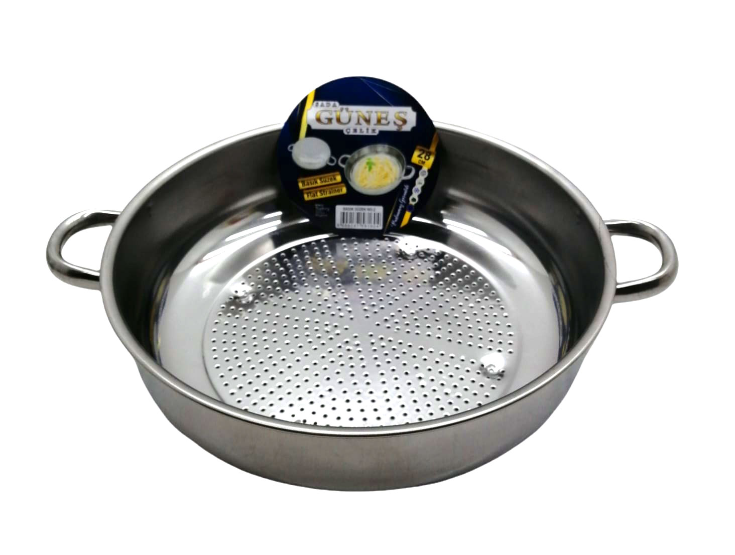 ANKAVERSE® NO-2 - 28CM BASIK SÜZEK METAL SÜZGEÇ