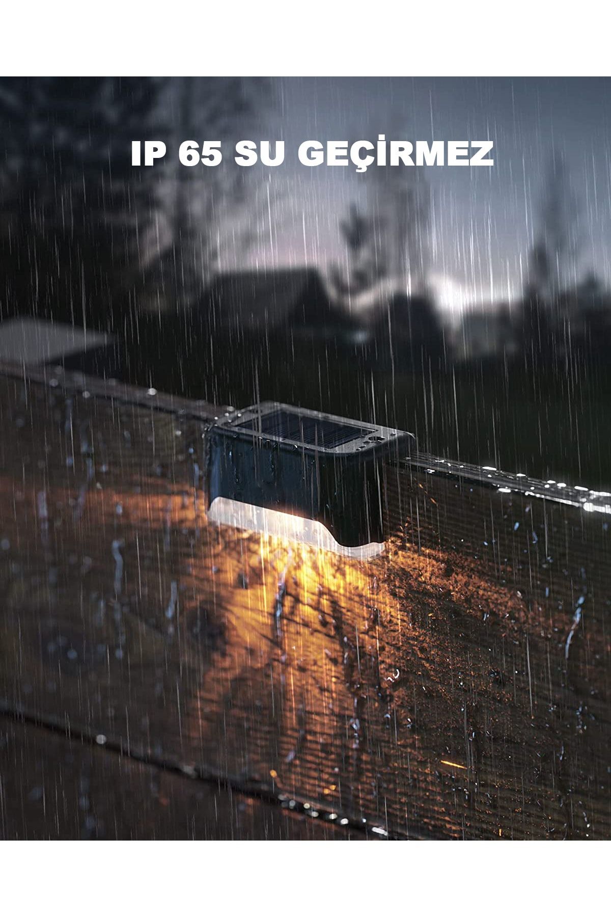 ROBEVE 4 Adet L Solar Led Güneş Enerjili Su Geçirmez Köşebent Led Işık Merdiven Veranda Bahçe Aydınlatma