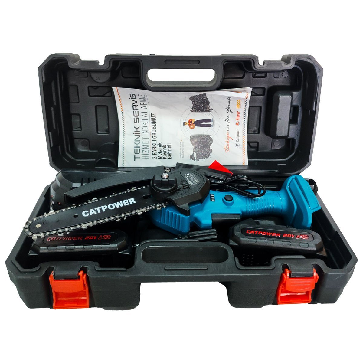 CATPOWER 1330 Akülü Dalkesme Testeresi 15Cm Pala 20V 2.0Ah Akü