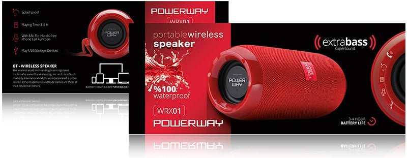 Powerway WRX-1 USB-SD-Bluetooth Destekli Taşınabilir Speaker