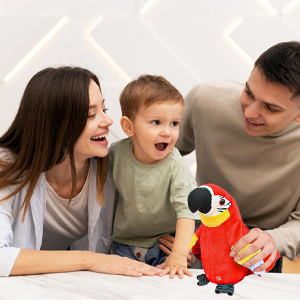 Elektrikli konuşan papağan oyuncağı