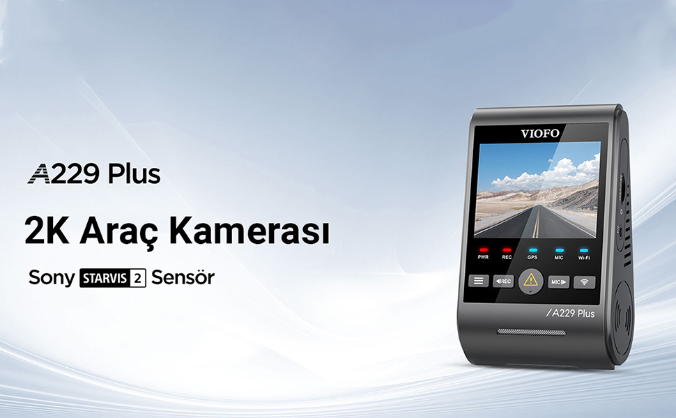 A229,Viofo,Araç kamerası, araç, 2K, A229 Plus