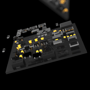 Photo of NFCA amplifier circuit