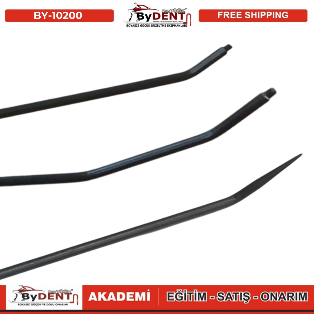 pdr, tools, göçük, düzeltme, kuşak arası, boyasız göçük, boyasız göçük düzeltme, pdr tools, otomalzemeal, bydent, göçük düzeltme ekipmanı,