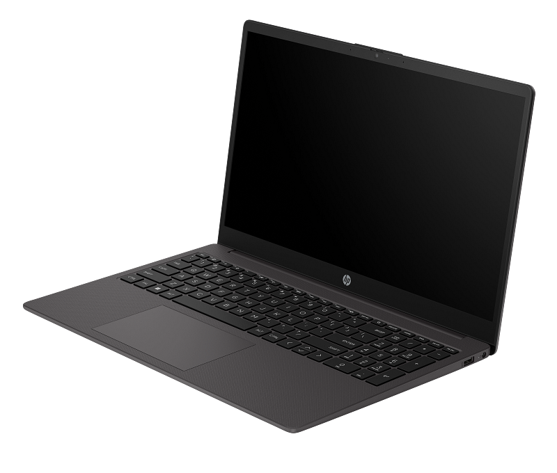 HP 250 G10 15 Inch Notebook PC DF DarkAsh NT HDcam FPR Catalog VisID GrayBG FrontLeft