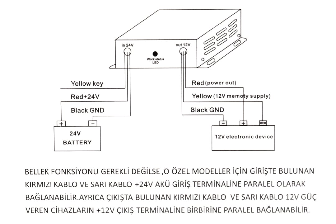 Fully Oto Akü Voltaj Konvertör