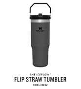Stanley IceFlow Flip Straw Su Şişesi 0,89 l - 12+ saat boyunca soğuk tutun - sızıntı geçirmez -...