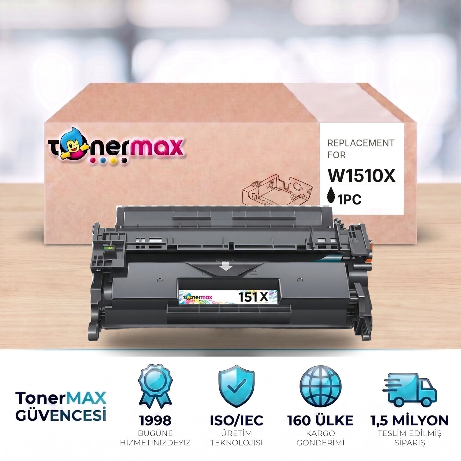 W1510X Muadil Toner