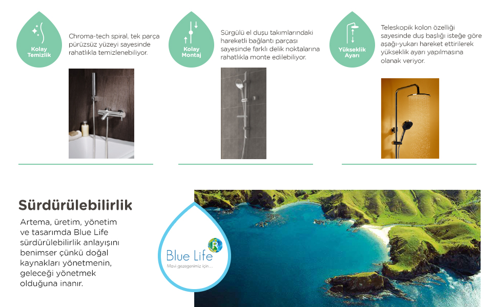 artema, sürdürülebilirlik