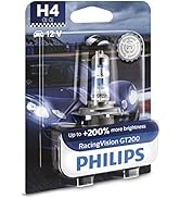 Philips RacingVision GT200 H4 far ampulü +%200, tekli blister, 571730, tekli blister