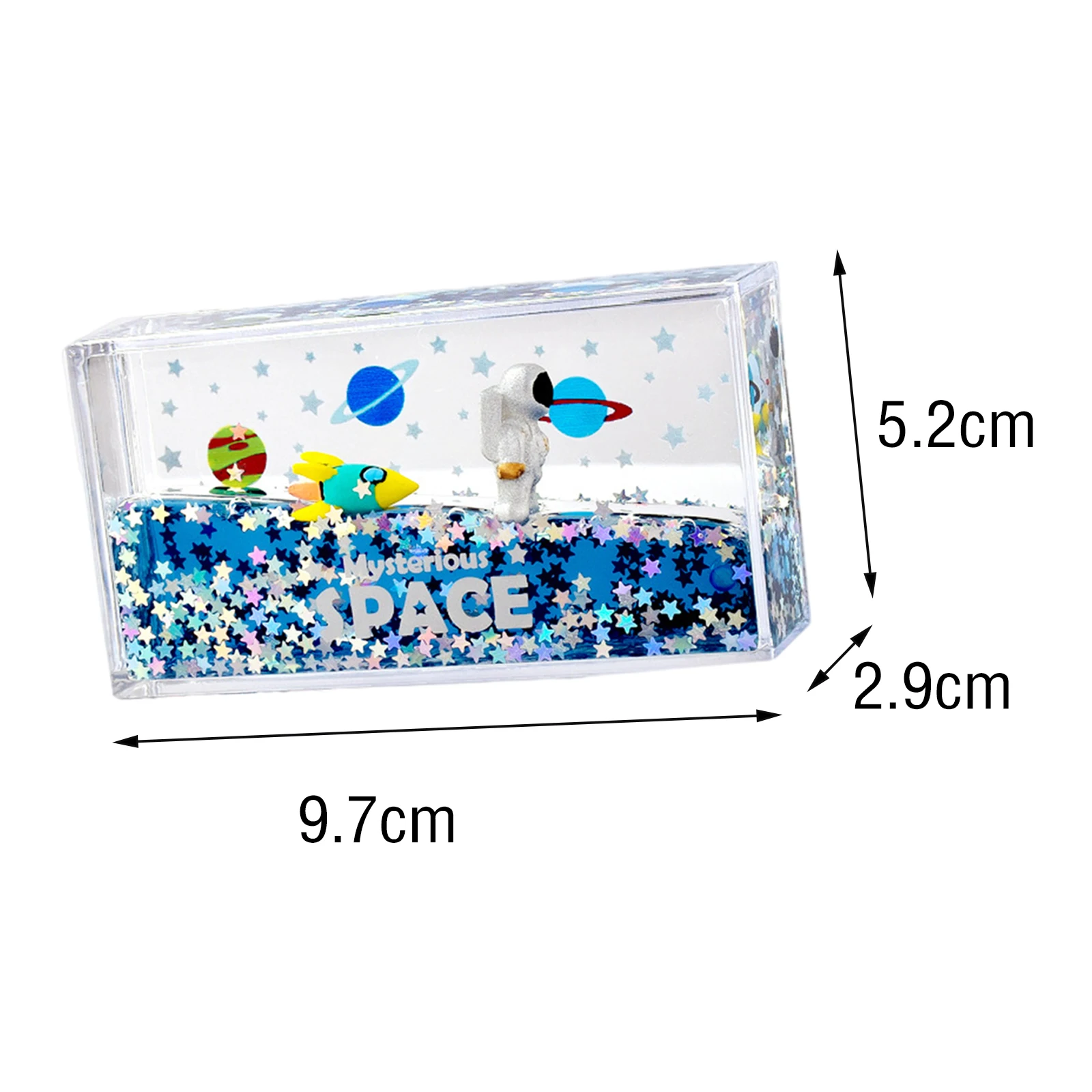 Fashion Space Astronaut Rectangle Liquid Study Room Decor Decompression