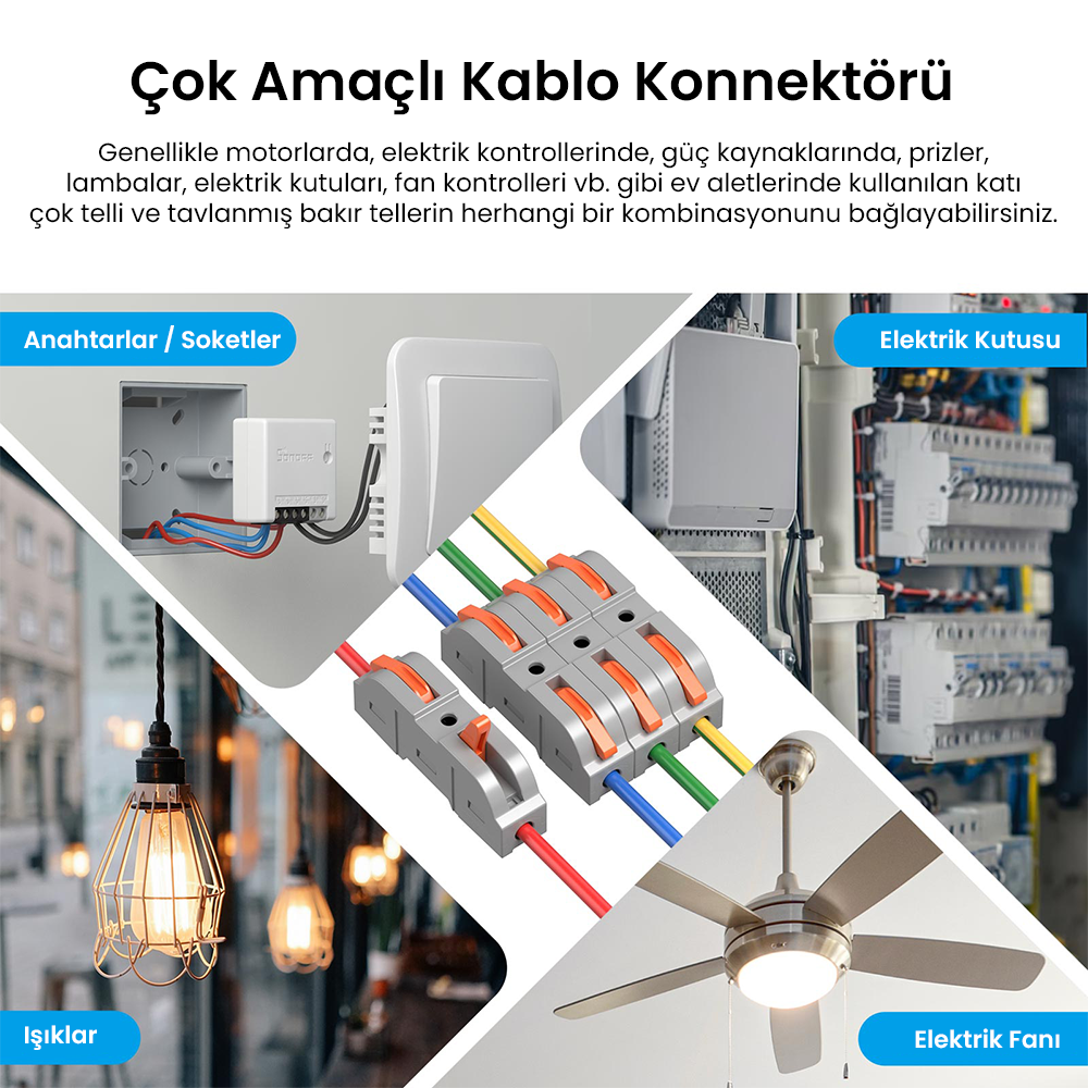 SONOFF D1-1 Kablo Birleştirici Klemens