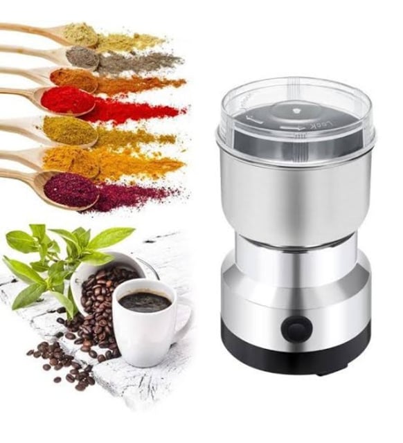 Mini Elektrikli Kahve Öğütücü - Çok Fonksiyonlu Tahıl Fındık Baharat Değirmeni - 50 Gram Kapasiteli