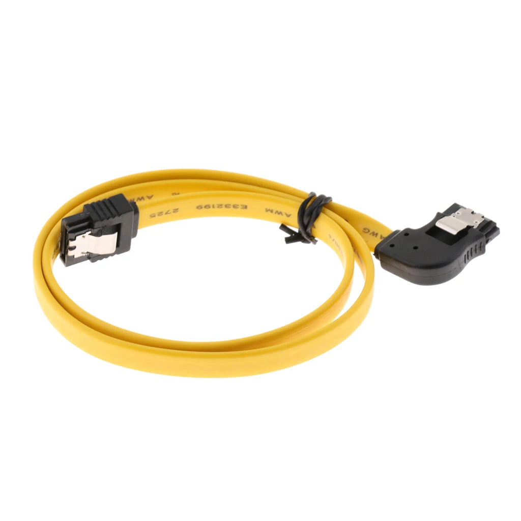 SATA 3.0 Data Cable 50cm/20'' for HDD SSD with Latching Lock 26AWG 6Gbps