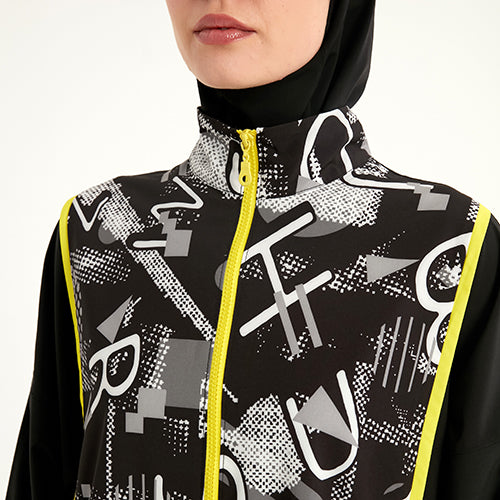 Hakim Yaka Detayı - Marina M2536 Tesettür Mayo