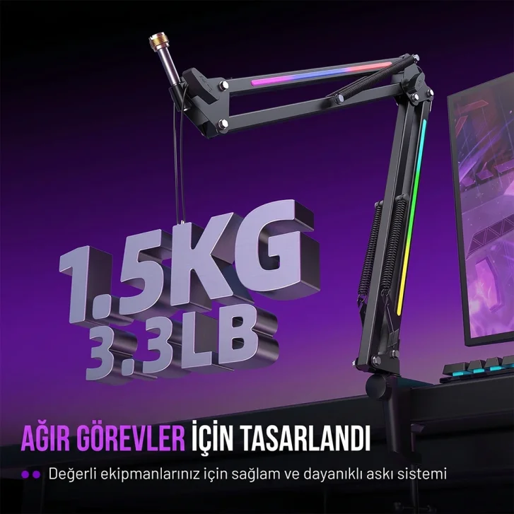 Fifine BM38 1.5KG Taşıma Kapasitesi