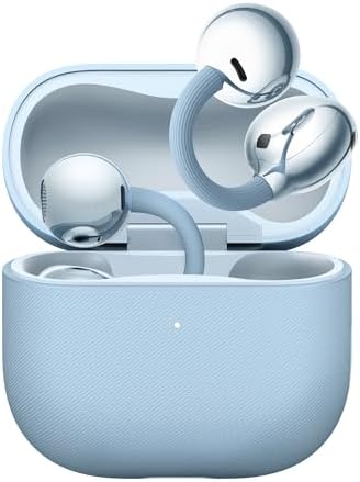 HUAWEI FreeClip 2, Kablosuz Kulaklık, Hafif Tasarımla Gün Boyu Rahat Kullanım, Adaptif Açık Kulak Dinleme Teknolojisi, Kristal Netliğinde Görüşmeler, Açık Kulak Tasarımlı Kulaklık, IP57, Mavi