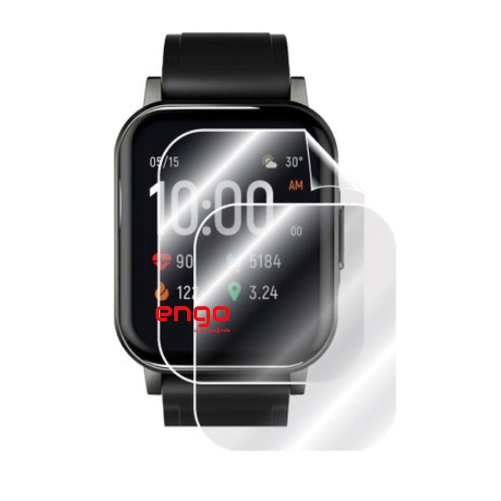 Engo Haylou Smart Watch 2 TPU Ekran Koruyucu – Esnek ve Güvenilir Koruma