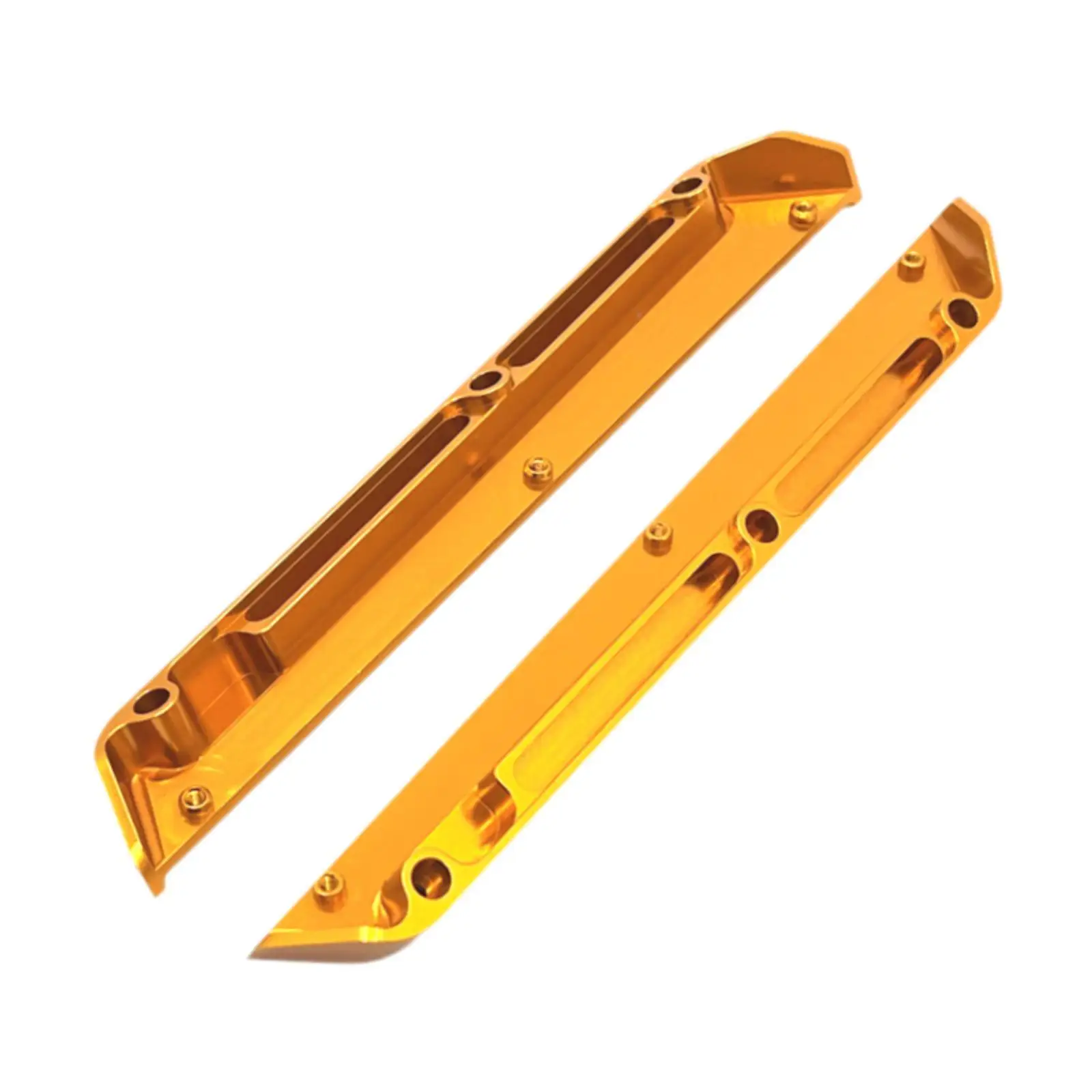 2pcs 1/12 Aluminum Alloy RC Car Chis Mud Flaps DIY Accessories, Replacement Side Tie Rods for Wltoys 124016 124018